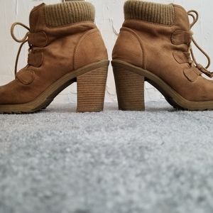 Suede Booties